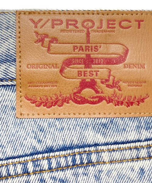 Y. PROJECT（ワイプロジェクト）Y. PROJECT (ワイプロジェクト) COWBOY CUFF JEANS インディゴ サイズ:33の古着・服飾アイテム