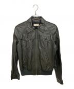 Saint Laurent Parisサンローランパリ）の古着「シングルレザージャケット」｜ブラック