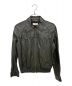 Saint Laurent Paris（サンローランパリ）の古着「シングルレザージャケット」｜ブラック