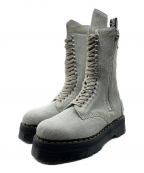 RICK OWENS×Dr.Martensリックオウエンス×ドクターマーチン）の古着「QUAD SOLE CALF LENGTH BOOT」｜ホワイト