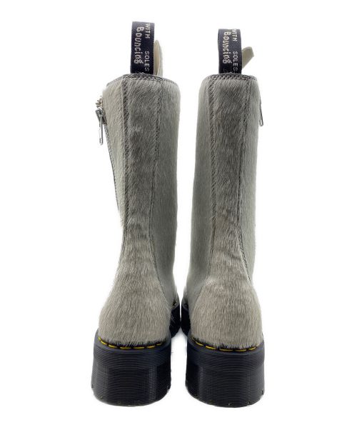 RICK OWENS（リックオウエンス）RICK OWENS (リックオウエンス) Dr.Martens (ドクターマーチン) QUAD SOLE CALF LENGTH BOOT ホワイト サイズ:UK9の古着・服飾アイテム