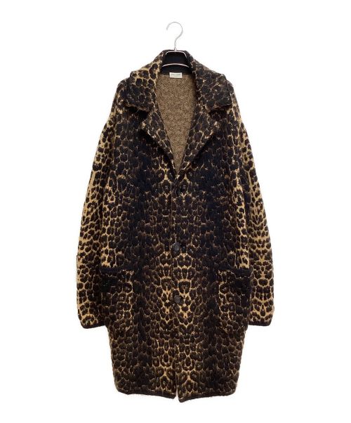 Saint Laurent Paris（サンローランパリ）Saint Laurent Paris (サンローランパリ) leopard fur coat（レオパードファーコート） ブラウン サイズ:Mの古着・服飾アイテム
