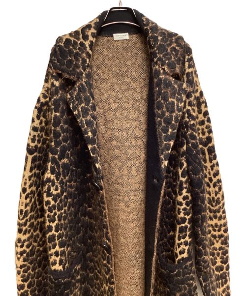 Saint Laurent Paris（サンローランパリ）Saint Laurent Paris (サンローランパリ) leopard fur coat（レオパードファーコート） ブラウン サイズ:Mの古着・服飾アイテム