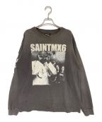 SAINT MICHAELセントマイケル）の古着「LS TEE SAINT MX6」｜グレー