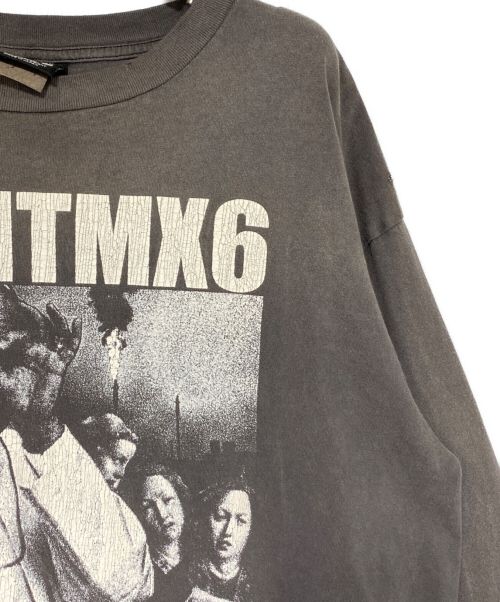 SAINT MICHAEL（セントマイケル）SAINT MICHAEL (セントマイケル) LS TEE SAINT MX6 グレー サイズ:Lの古着・服飾アイテム