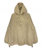 DESCENDANTディセンダント）の古着「MOLE HOODED LS SHIRT PIGMENT DYE」｜ベージュ