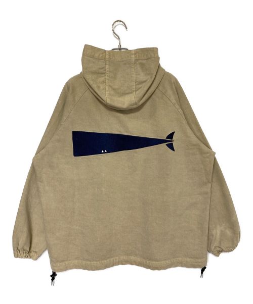 DESCENDANT（ディセンダント）DESCENDANT (ディセンダント) MOLE HOODED LS SHIRT PIGMENT DYE ベージュ サイズ:3の古着・服飾アイテム