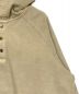 中古・古着 DESCENDANT (ディセンダント) MOLE HOODED LS SHIRT PIGMENT DYE ベージュ サイズ:3：30000円