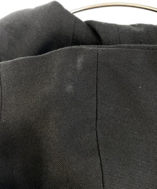 RAF SIMONS（ラフシモンズ）RAF SIMONS (ラフシモンズ) コラージュバックプリント フードロングコート ブラック サイズ:48の古着・服飾アイテム