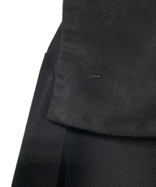 RAF SIMONS（ラフシモンズ）RAF SIMONS (ラフシモンズ) コラージュバックプリント フードロングコート ブラック サイズ:48の古着・服飾アイテム