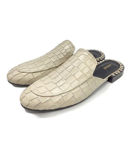 Pippichic（ピッピシック）Pippichic (ピッピシック) ミュール アイボリー サイズ:36 未使用品の古着・服飾アイテム