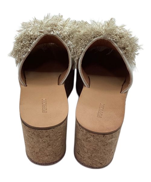 Pippichic（ピッピシック）Pippichic (ピッピシック) ウェッジソールサンダル ホワイト サイズ:37の古着・服飾アイテム