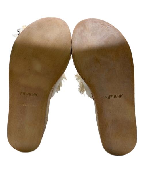 Pippichic（ピッピシック）Pippichic (ピッピシック) ウェッジソールサンダル ホワイト サイズ:36の古着・服飾アイテム