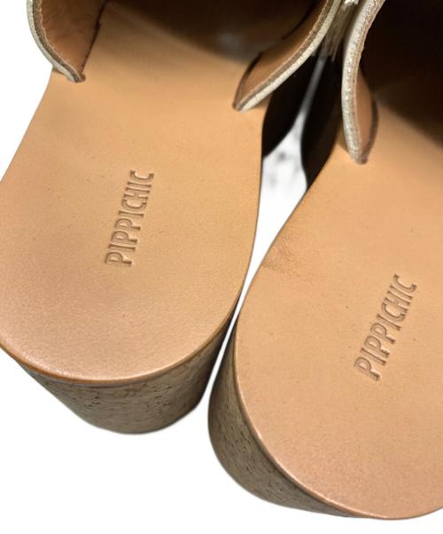 Pippichic（ピッピシック）Pippichic (ピッピシック) ウェッジソールサンダル ホワイト サイズ:36の古着・服飾アイテム