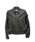 Saint Laurent Paris（サンローランパリ）の古着「スタッズデザインライダースジャケット」｜ブラック