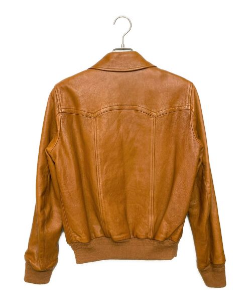 Saint Laurent Paris（サンローランパリ）Saint Laurent Paris (サンローランパリ) ウエスタンレザージャケット ブラウン サイズ:44の古着・服飾アイテム