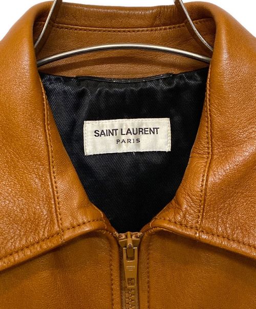 Saint Laurent Paris（サンローランパリ）Saint Laurent Paris (サンローランパリ) ウエスタンレザージャケット ブラウン サイズ:44の古着・服飾アイテム