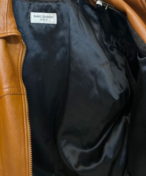 Saint Laurent Paris（サンローランパリ）Saint Laurent Paris (サンローランパリ) ウエスタンレザージャケット ブラウン サイズ:44の古着・服飾アイテム