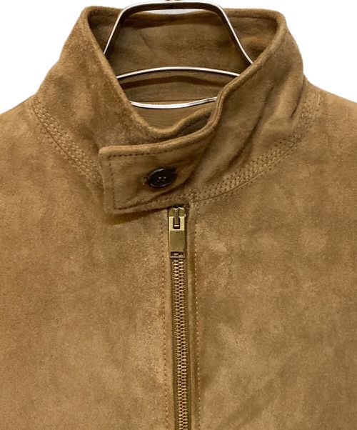 Saint Laurent Paris（サンローランパリ）Saint Laurent Paris (サンローランパリ) スウェードレザージャケット ブラウン サイズ:44の古着・服飾アイテム