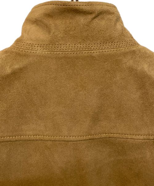 Saint Laurent Paris（サンローランパリ）Saint Laurent Paris (サンローランパリ) スウェードレザージャケット ブラウン サイズ:44の古着・服飾アイテム