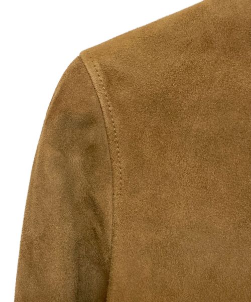 Saint Laurent Paris（サンローランパリ）Saint Laurent Paris (サンローランパリ) スウェードレザージャケット ブラウン サイズ:44の古着・服飾アイテム