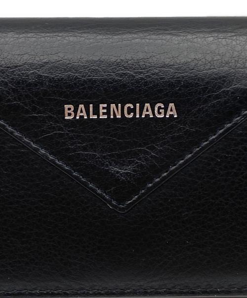 BALENCIAGA（バレンシアガ）BALENCIAGA (バレンシアガ) カーフスキンカードケース ブラック サイズ:-の古着・服飾アイテム
