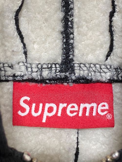SUPREME（シュプリーム）SUPREME (シュプリーム) Faux Shearling Zip Up Hooded Sweatshirt ブラック サイズ:Mの古着・服飾アイテム