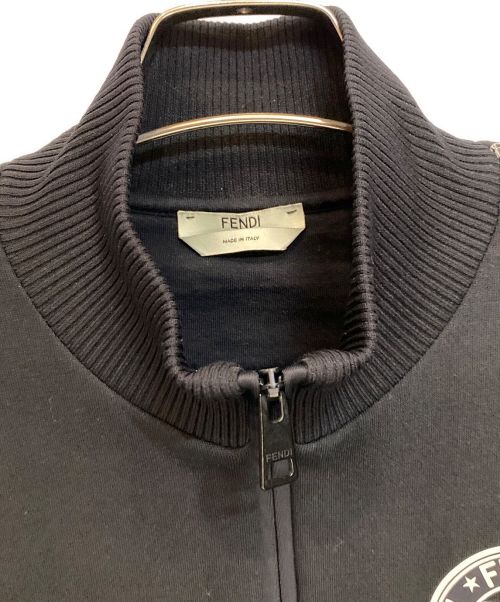 FENDI（フェンディ）FENDI (フェンディ) ジップアップジャケット ブラック サイズ:42の古着・服飾アイテム