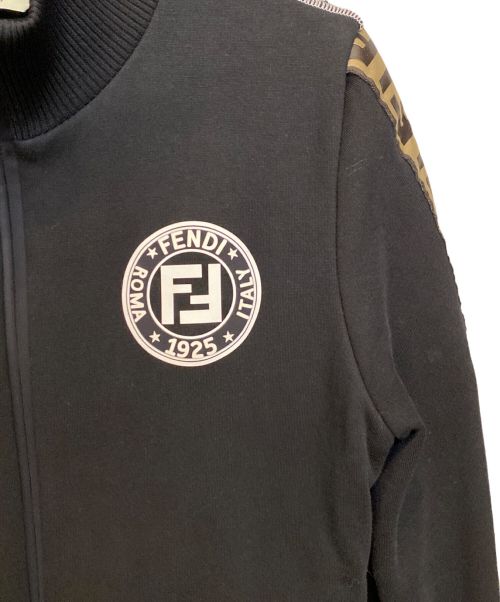 FENDI（フェンディ）FENDI (フェンディ) ジップアップジャケット ブラック サイズ:42の古着・服飾アイテム