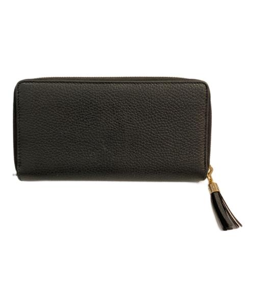GUCCI（グッチ）GUCCI (グッチ) ラウンドファスナー財布 ブラック サイズ:-の古着・服飾アイテム
