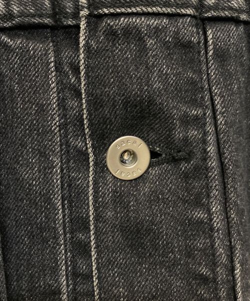 sacai（サカイ）sacai (サカイ) Denim x MA-1 Jacket(デニム×エムエーワンジャケット) ブラック サイズ:2の古着・服飾アイテム