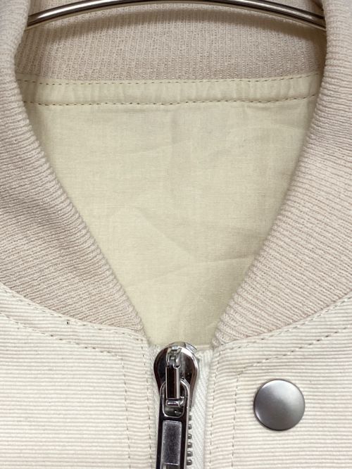 RICK OWENS（リックオウエンス）RICK OWENS (リックオウエンス) Raglan Bomber Jacket アイボリー サイズ:48の古着・服飾アイテム