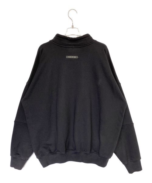 Fear Of God（フィア・オブ・ゴッド）Fear Of God (フィア・オブ・ゴッド) MOCK NECK 'FG' PULLOVER ブラック サイズ:Mの古着・服飾アイテム