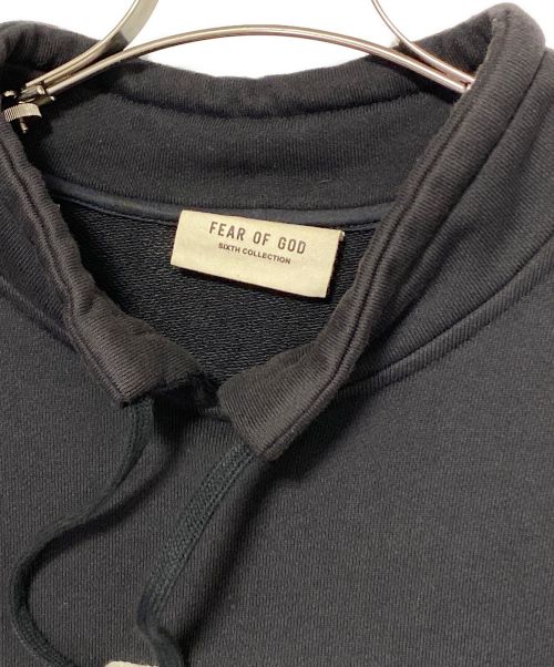 Fear Of God（フィア・オブ・ゴッド）Fear Of God (フィア・オブ・ゴッド) MOCK NECK 'FG' PULLOVER ブラック サイズ:Mの古着・服飾アイテム