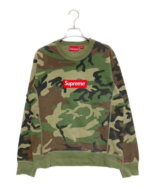 SUPREME（シュプリーム）SUPREME (シュプリーム) BOX LOGO SWEATSHIRTS オリーブ サイズ:Mの古着・服飾アイテム
