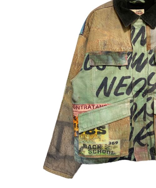 stussy（ステューシー）stussy (ステューシー) Alfonso Canvas Shop Jacket マルチカラー サイズ:Sの古着・服飾アイテム