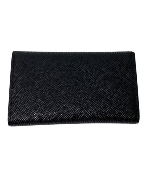 PRADA（プラダ）PRADA (プラダ) SAFFIANO LEATHER KEY CASE(サフィアーノレザーキーケース) ブラックの古着・服飾アイテム