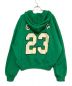 OFFWHITE (オフホワイト) FOOTBALL OVER HOODIE グリーン サイズ:XS：48000円