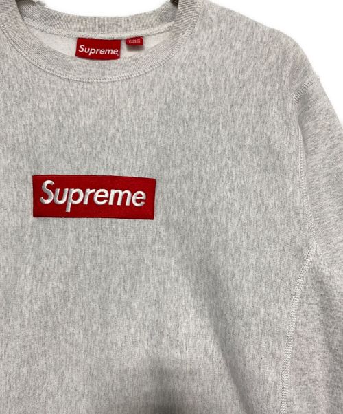 SUPREME（シュプリーム）SUPREME (シュプリーム) Box Logo Crewneck Sweatshirts グレー サイズ:Mの古着・服飾アイテム