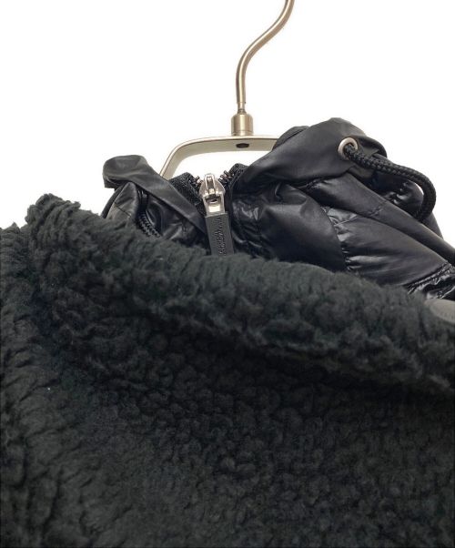 TAKAHIROMIYASHITA TheSoloIst.（タカヒロミヤシタ ザソロイスト）TAKAHIROMIYASHITA TheSoloIst. (タカヒロミヤシタ ザソロイスト) Black Fleece Blanket Jacket（ブラックフリースブランケットジャケット） ブラック サイズ:ONE SIZEの古着・服飾アイテム