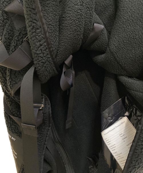 TAKAHIROMIYASHITA TheSoloIst.（タカヒロミヤシタ ザソロイスト）TAKAHIROMIYASHITA TheSoloIst. (タカヒロミヤシタ ザソロイスト) Black Fleece Blanket Jacket（ブラックフリースブランケットジャケット） ブラック サイズ:ONE SIZEの古着・服飾アイテム