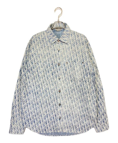 Christian Dior（クリスチャン ディオール）Christian Dior (クリスチャン ディオール) オブリークシャツ スカイブルー サイズ:38の古着・服飾アイテム