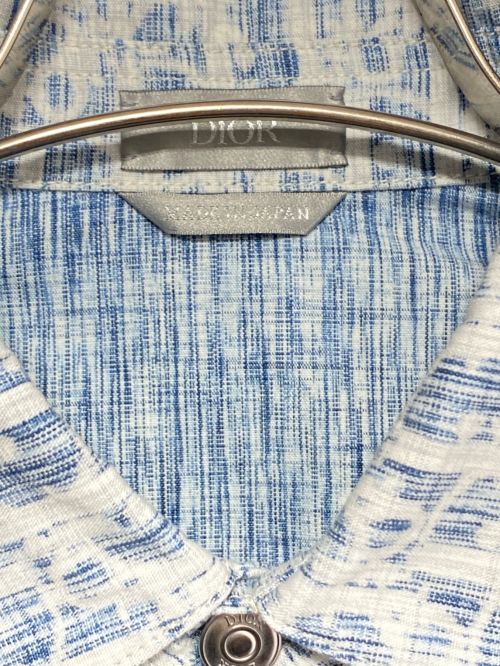 Christian Dior（クリスチャン ディオール）Christian Dior (クリスチャン ディオール) オブリークシャツ スカイブルー サイズ:38の古着・服飾アイテム