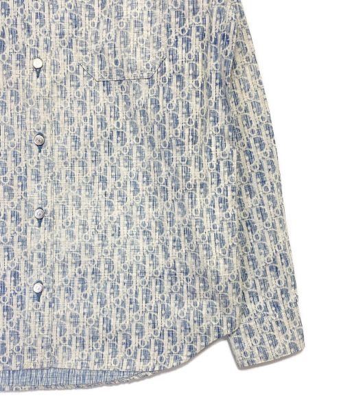 Christian Dior（クリスチャン ディオール）Christian Dior (クリスチャン ディオール) オブリークシャツ スカイブルー サイズ:38の古着・服飾アイテム