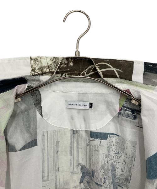 POP TRADING COMPANY（ポップトレーディングカンパニー）Pop Trading Company (ポップトレーディングカンパニー) ss bd shirt ホワイト サイズ:Mの古着・服飾アイテム