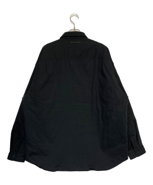 SUPREME（シュプリーム）SUPREME (シュプリーム) MM6 Maison Margiela (エムエムシックス メゾンマルジェラ) Padded Shirts ブラック サイズ:Lの古着・服飾アイテム