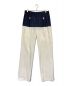 RAF SIMONS（ラフシモンズ）の古着「SUSPENDER PANT」｜ホワイト×ネイビー