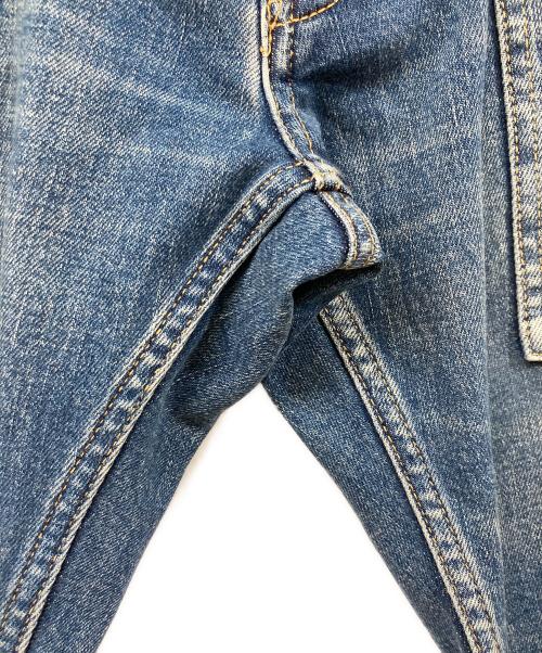 KIDILL（キディル）KIDILL (キディル) MINEDENIM (マインデニム) SKINNY ZIP&STRAPS DENIM インディゴ サイズ:44の古着・服飾アイテム