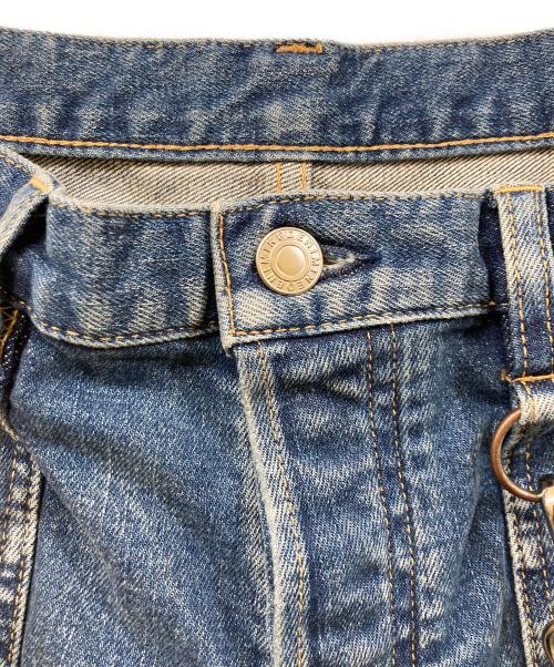 KIDILL（キディル）KIDILL (キディル) MINEDENIM (マインデニム) SKINNY ZIP&STRAPS DENIM インディゴ サイズ:44の古着・服飾アイテム