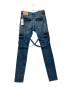 KIDILL (キディル) MINEDENIM (マインデニム) SKINNY ZIP&STRAPS DENIM インディゴ サイズ:44：12000円